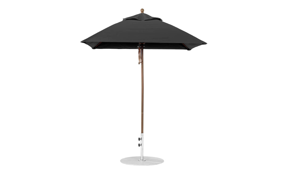 Ledge Loungers Essential Fiberglass Umbrella - 6.5' Square Pulley - Grand Alfresco