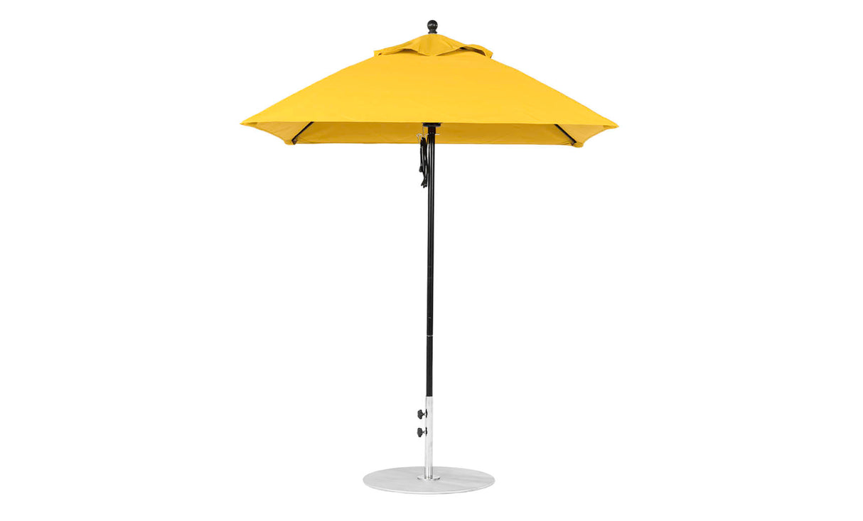 Ledge Loungers Essential Fiberglass Umbrella - 6.5' Square Pulley - Grand Alfresco