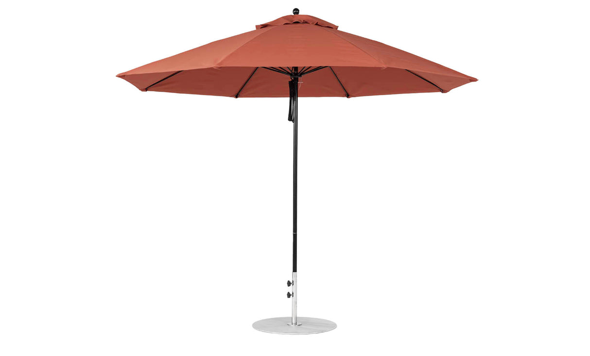 Ledge Loungers Essential Fiberglass Umbrella - 11' Octagon Pulley - Grand Alfresco