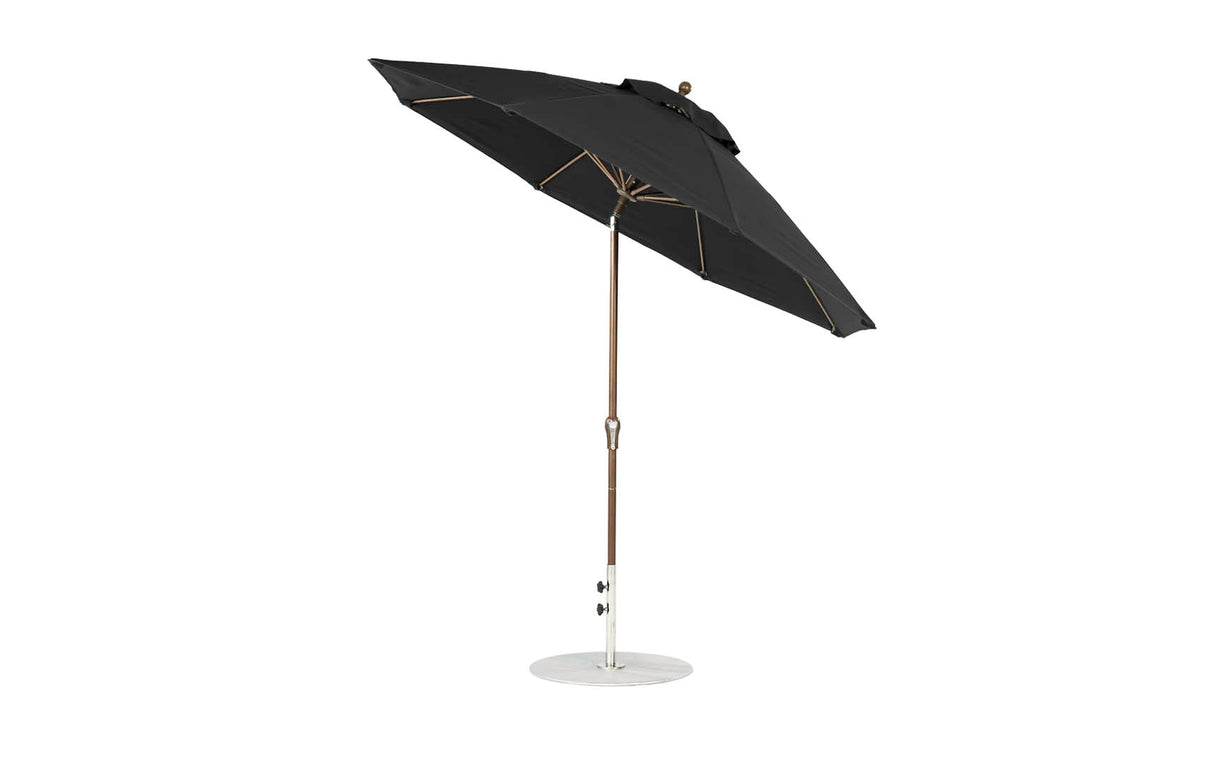 Ledge Loungers Essential Fiberglass Umbrella - 9' Octagon Crank Auto Tilt - Grand Alfresco