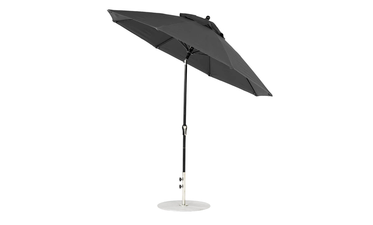 Ledge Loungers Essential Fiberglass Umbrella - 9' Octagon Crank Auto Tilt - Grand Alfresco