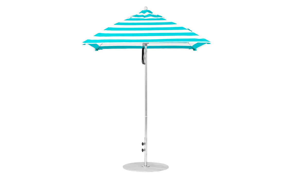 Ledge Loungers Essential Fiberglass Umbrella - 6.5' Square Pulley - Grand Alfresco