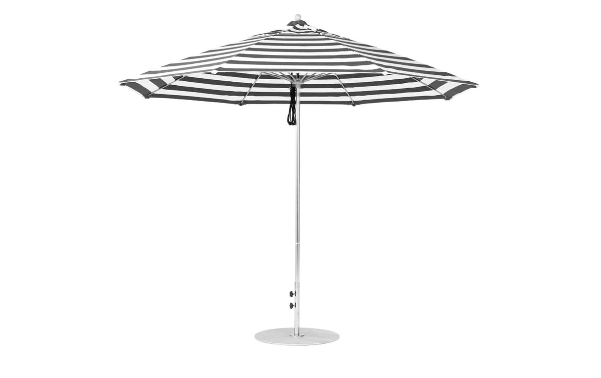 Ledge Loungers Essential Fiberglass Umbrella - 11' Octagon Pulley - Grand Alfresco