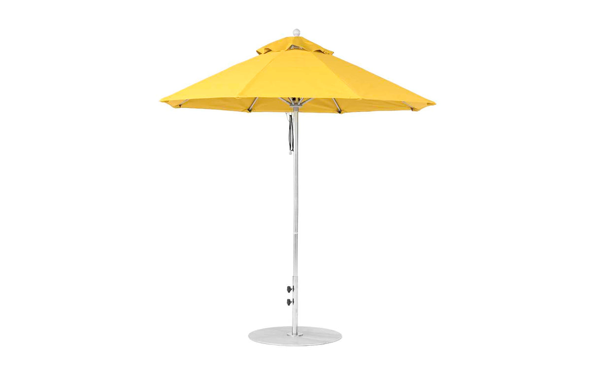 Ledge Loungers Essential Fiberglass Umbrella - 7.5' Octagon Pulley - Grand Alfresco