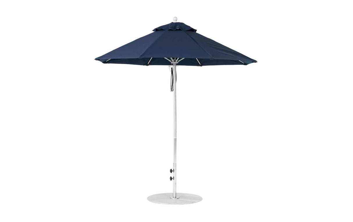 Ledge Loungers Essential Fiberglass Umbrella - 7.5' Octagon Pulley - Grand Alfresco