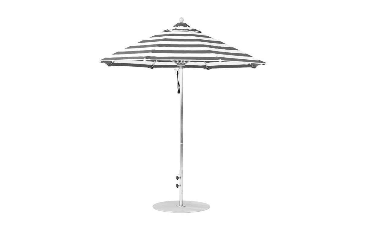 Ledge Loungers Essential Fiberglass Umbrella - 7.5' Octagon Pulley - Grand Alfresco