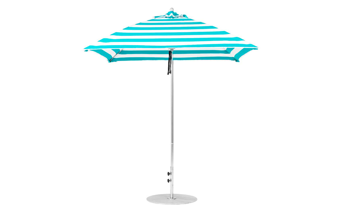 Ledge Loungers Essential Fiberglass Umbrella - 7.5' Square Pulley - Grand Alfresco