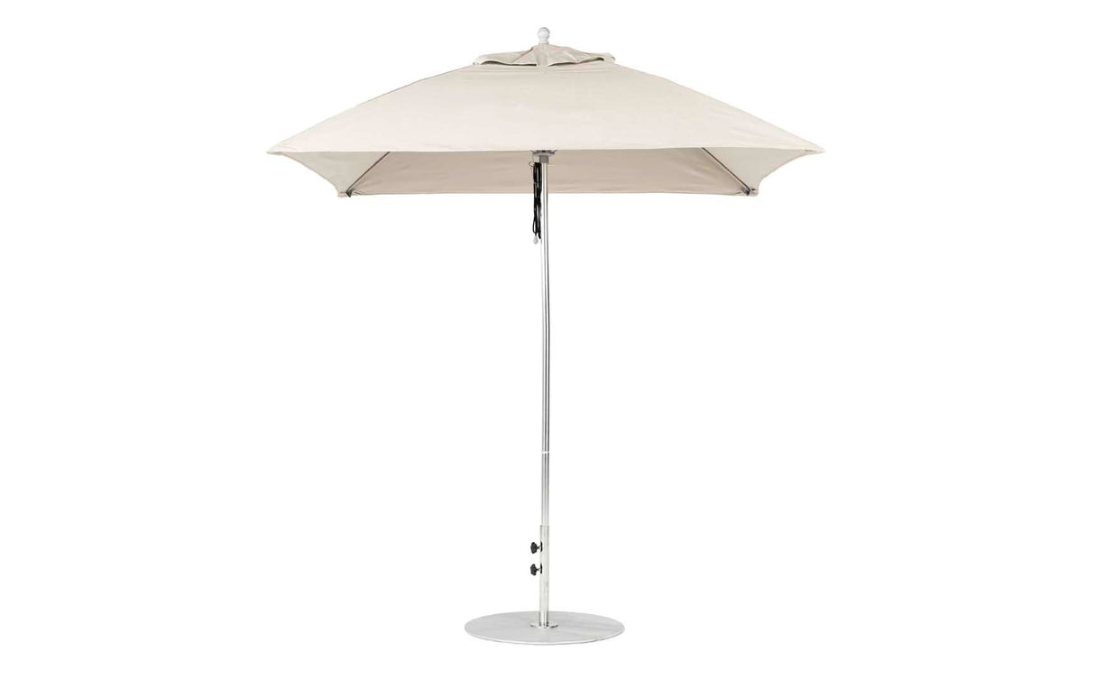 Ledge Loungers Essential Fiberglass Umbrella - 7.5' Square Pulley - Grand Alfresco