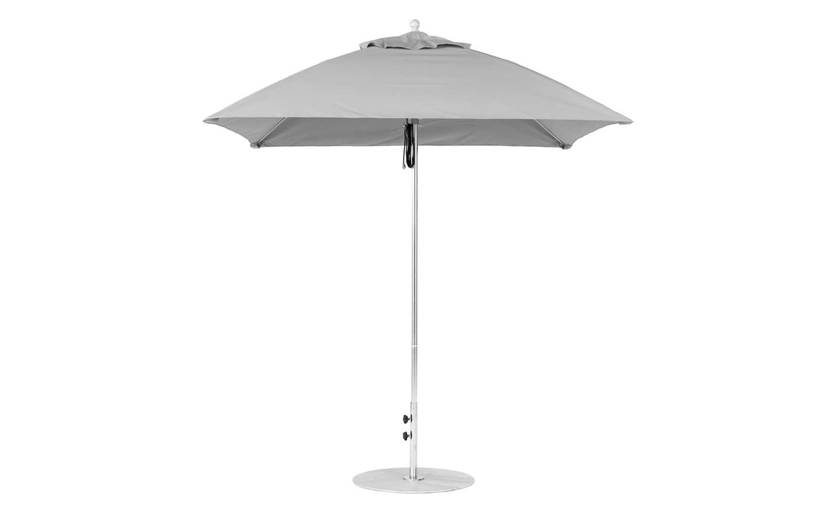 Ledge Loungers Essential Fiberglass Umbrella - 7.5' Square Pulley - Grand Alfresco