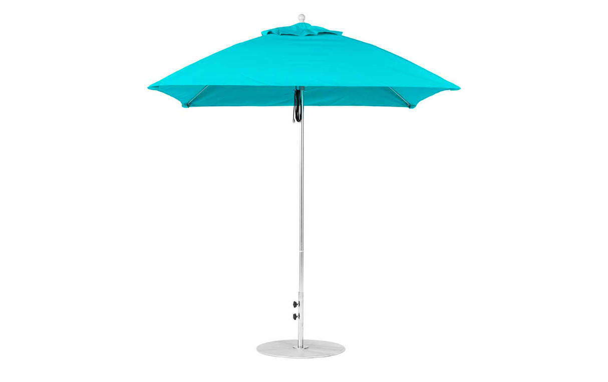 Ledge Loungers Essential Fiberglass Umbrella - 7.5' Square Pulley - Grand Alfresco