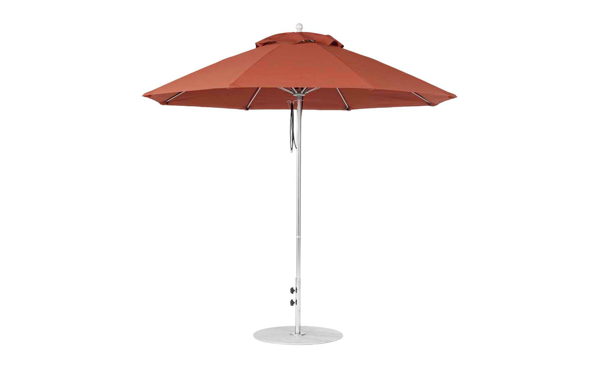 Ledge Loungers Essential Fiberglass Umbrella - 9' Octagon Pulley - Grand Alfresco