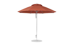 Ledge Loungers Essential Fiberglass Umbrella - 9' Octagon Pulley - Grand Alfresco