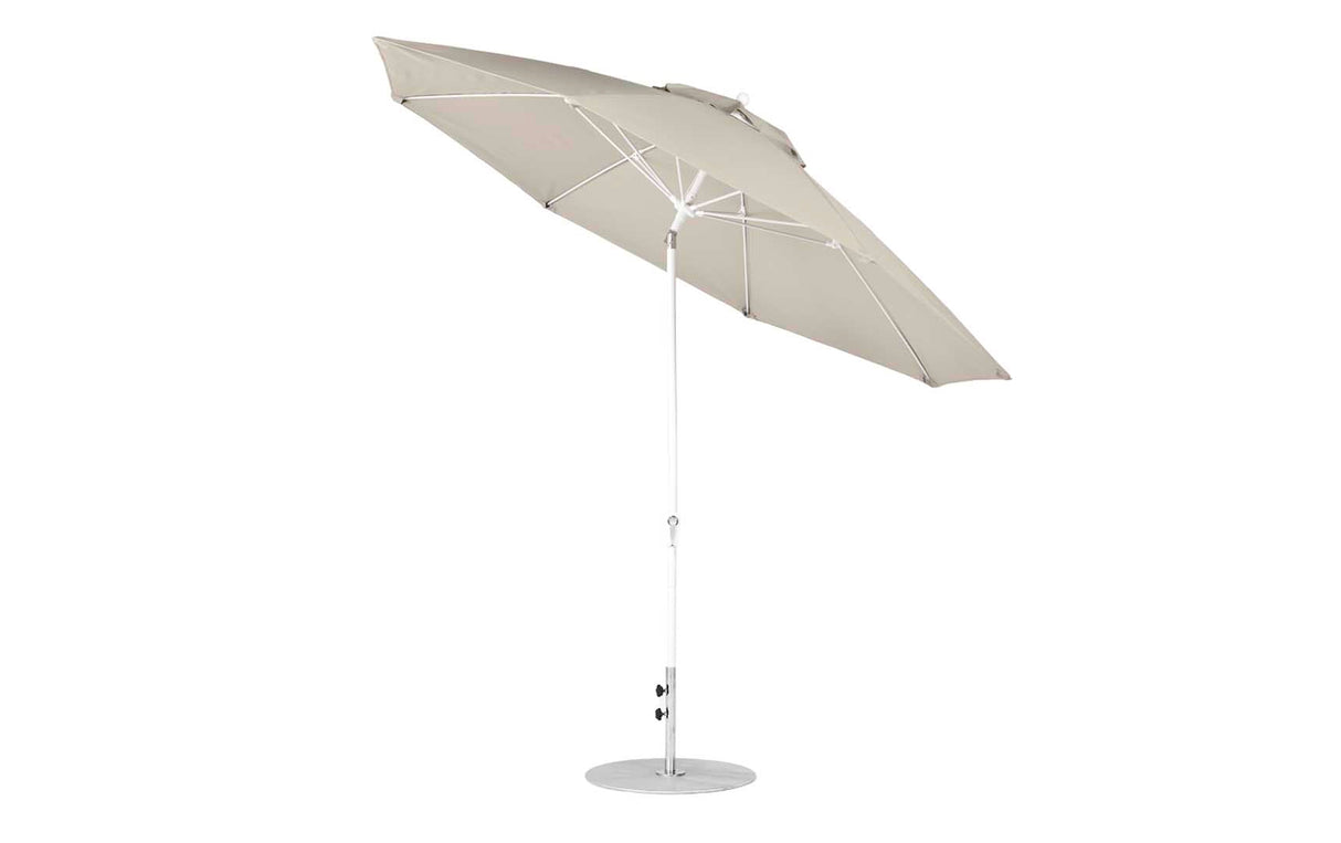 Ledge Loungers Essential Fiberglass Umbrella - 11' Octagon Crank Auto Tilt - Grand Alfresco