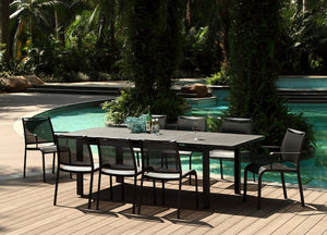 Alum Outdoor Extendable Dining Table - Grand Alfresco