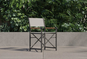 Aluminum Dining Director's Chair - Grand Alfresco