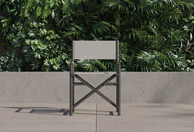 Aluminum Dining Director's Chair - Grand Alfresco