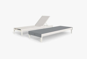 Aluminum Outdoor Core Chaise Lounge - Grand Alfresco