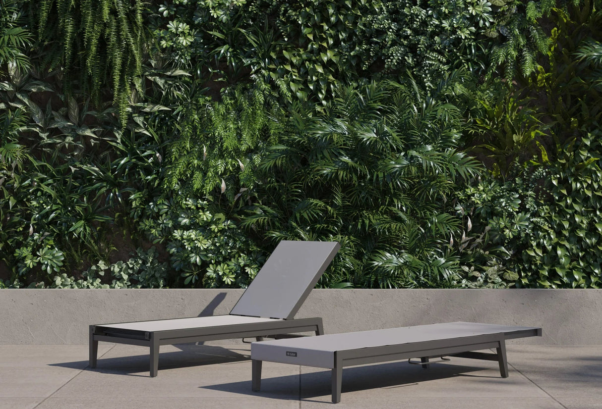 Aluminum Outdoor Infinity Chaise Lounge - Grand Alfresco