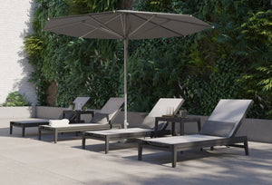 Aluminum Outdoor Infinity Chaise Lounge - Grand Alfresco