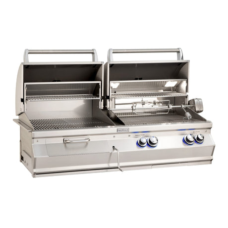 Aurora A830i Gas/Charcoal Combo Built - In Grill - Grand Alfresco