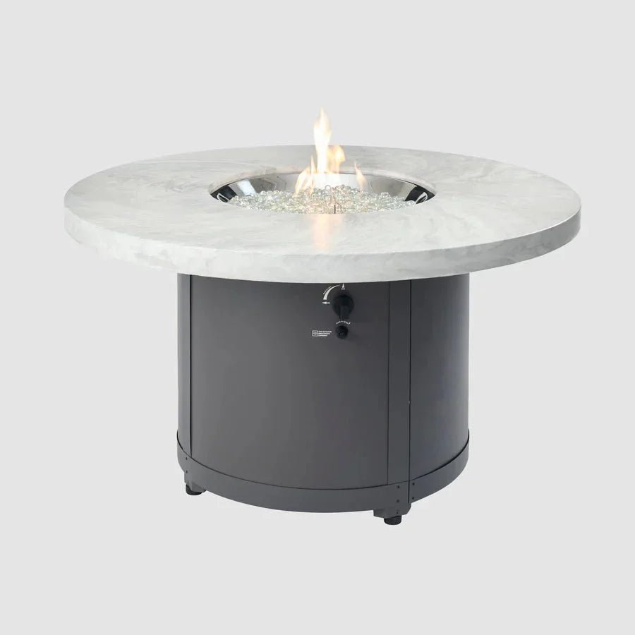 Beacon Round Gas Fire Pit Table - Grand Alfresco