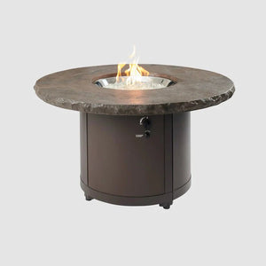 Beacon Round Gas Fire Pit Table - Grand Alfresco