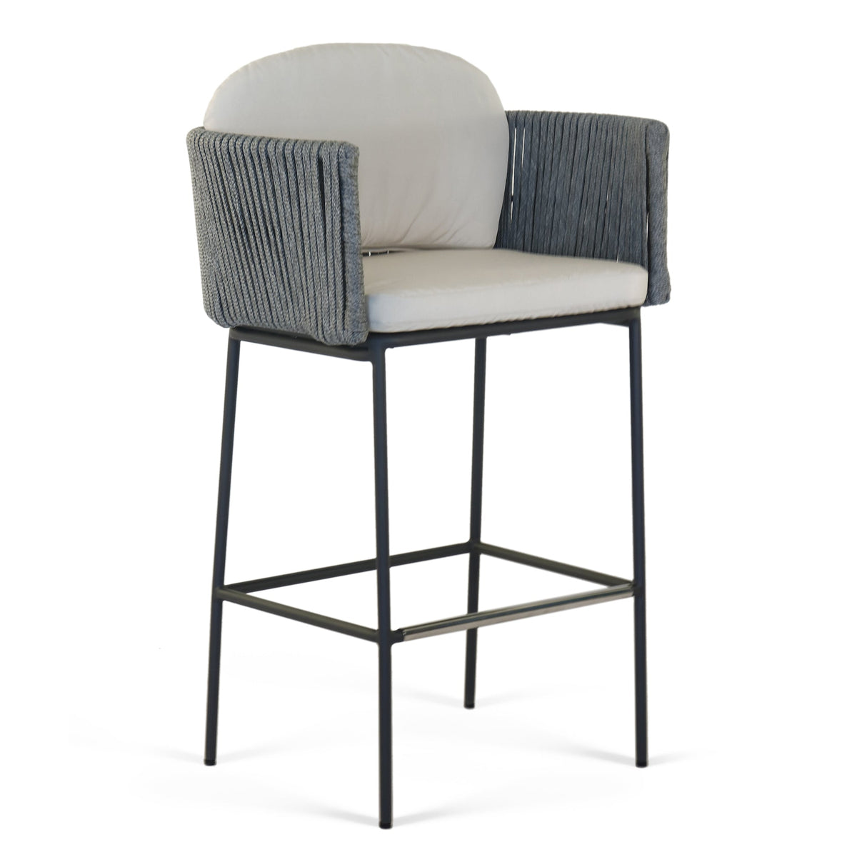 Boston Barstool with Sunbrella Cushion - Grand Alfresco