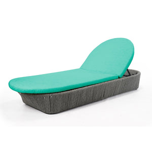 Boston Chaise Lounger with Sunbrella Cushion - Grand Alfresco