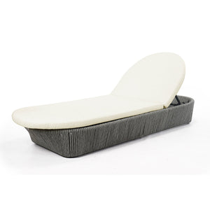 Boston Chaise Lounger with Sunbrella Cushion - Grand Alfresco