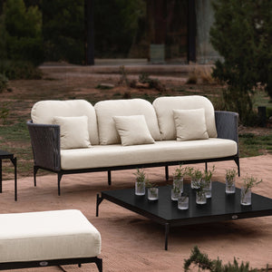 Boston Sofa with Sunbrella Cushion - Grand Alfresco