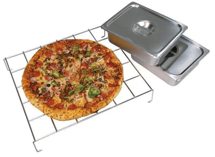 Cal Flame 2 in 1 Oven Built In Steel Warmer & Pizza Oven BBQ14967E - Grand Alfresco