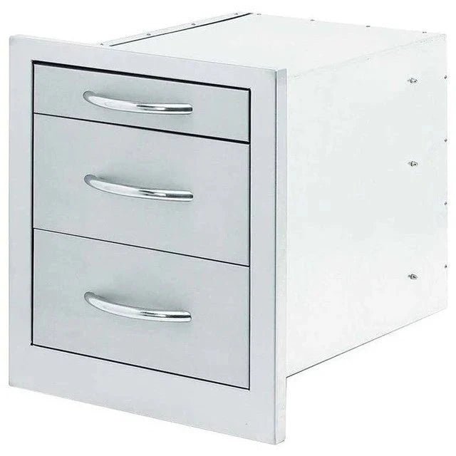 Cal Flame 3 Drawer Wide Storage BBQ08866 - Grand Alfresco