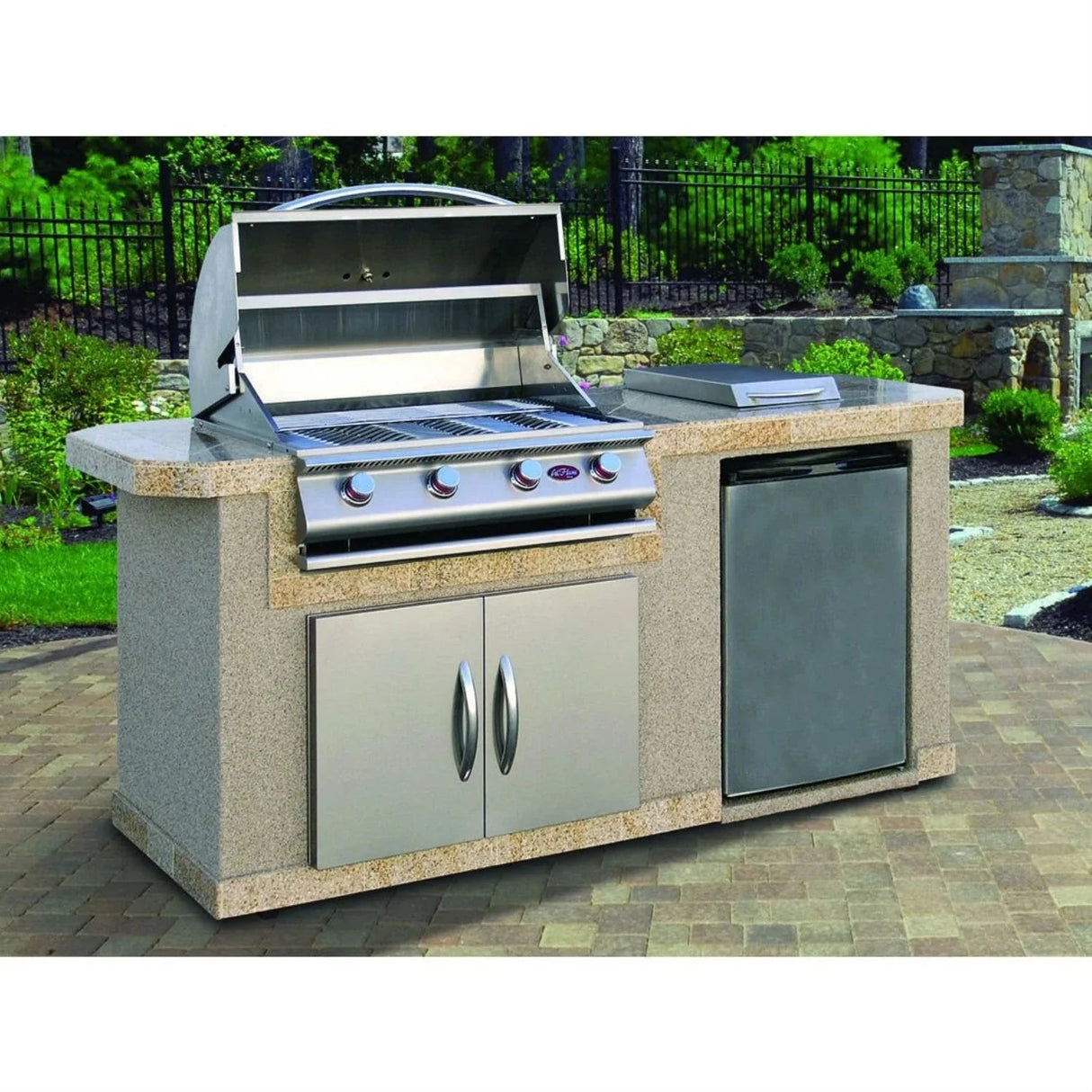 Cal Flame 7 ft. BBQ Island BBK701 - Grand Alfresco