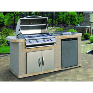 Cal Flame 7 ft. BBQ Island BBK701 - Grand Alfresco