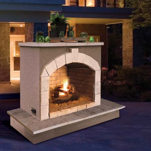 Cal Flame 72 inch Outdoor Fireplace FRP - 906 - 3 - Grand Alfresco