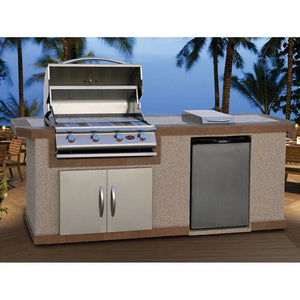 Cal Flame 8 ft. BBQ Island BBK - 801 - Grand Alfresco