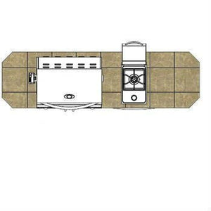 Cal Flame 8 ft. BBQ Island BBK - 801 - Grand Alfresco