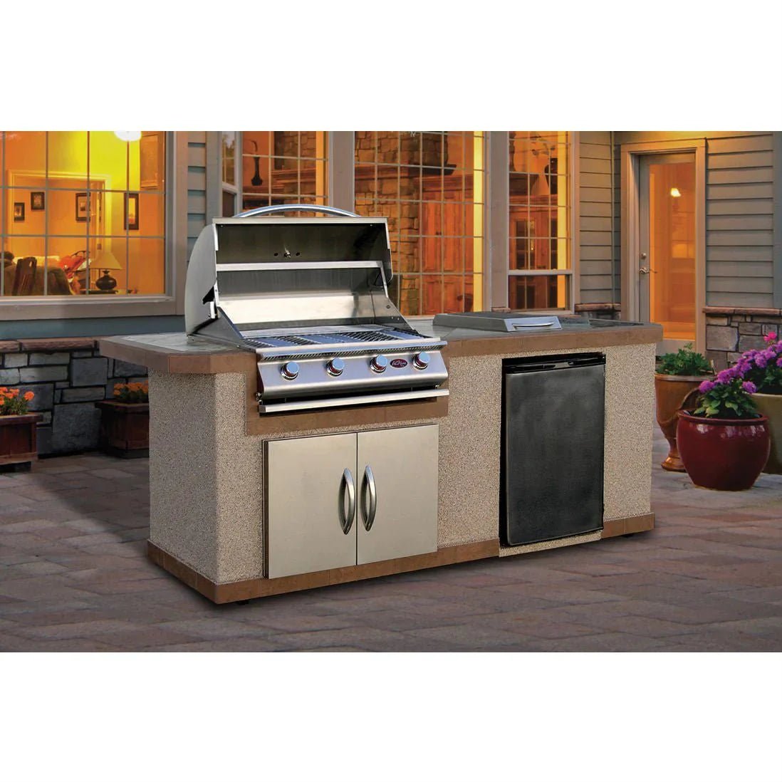 Cal Flame 8 ft. BBQ Island BBK - 810 - Grand Alfresco