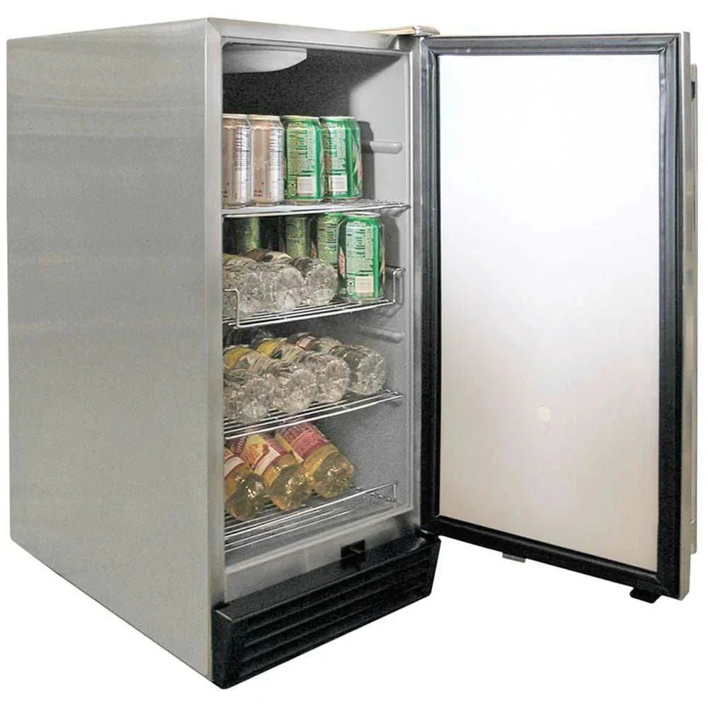 Cal Flame Outdoor Stainless Steel Refrigerator 3.25 cu. ft. BBQ10710 - Grand Alfresco