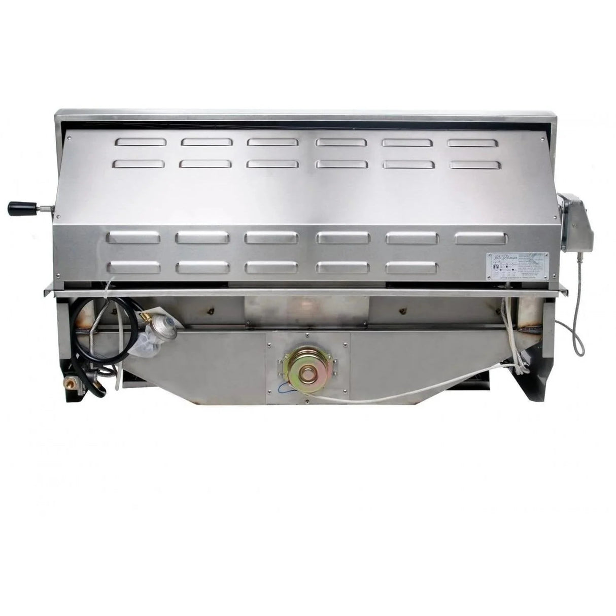 Cal Flame P5 40 Inch 5 Burner Gas Convection Grill with Rotisserie, Griddle BBQ18875CP - Grand Alfresco