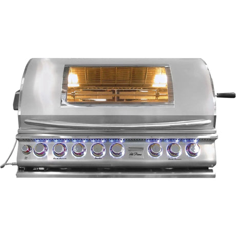 Cal Flame Top Gun 40 Inch 5 Burner Built - In Convection Grill BBQ19875CTG - Grand Alfresco