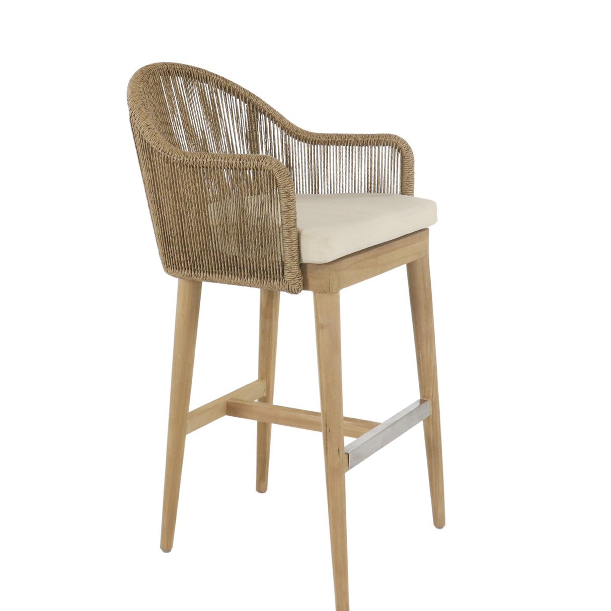 Calixto Barstool with Sunbrella Cushion - Grand Alfresco