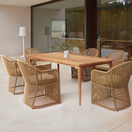 Calixto Rectangular Teak Dining Table - Grand Alfresco