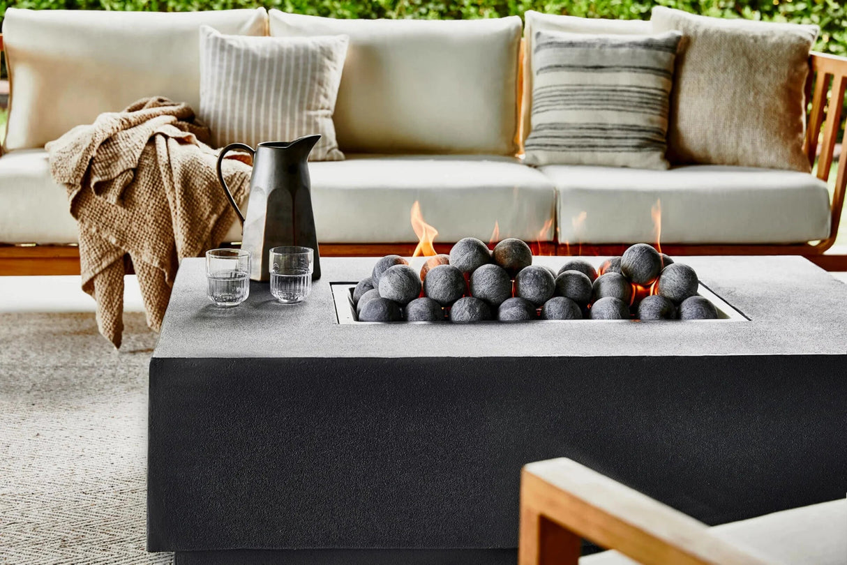 Concrete Fire Pit Table - Grand Alfresco