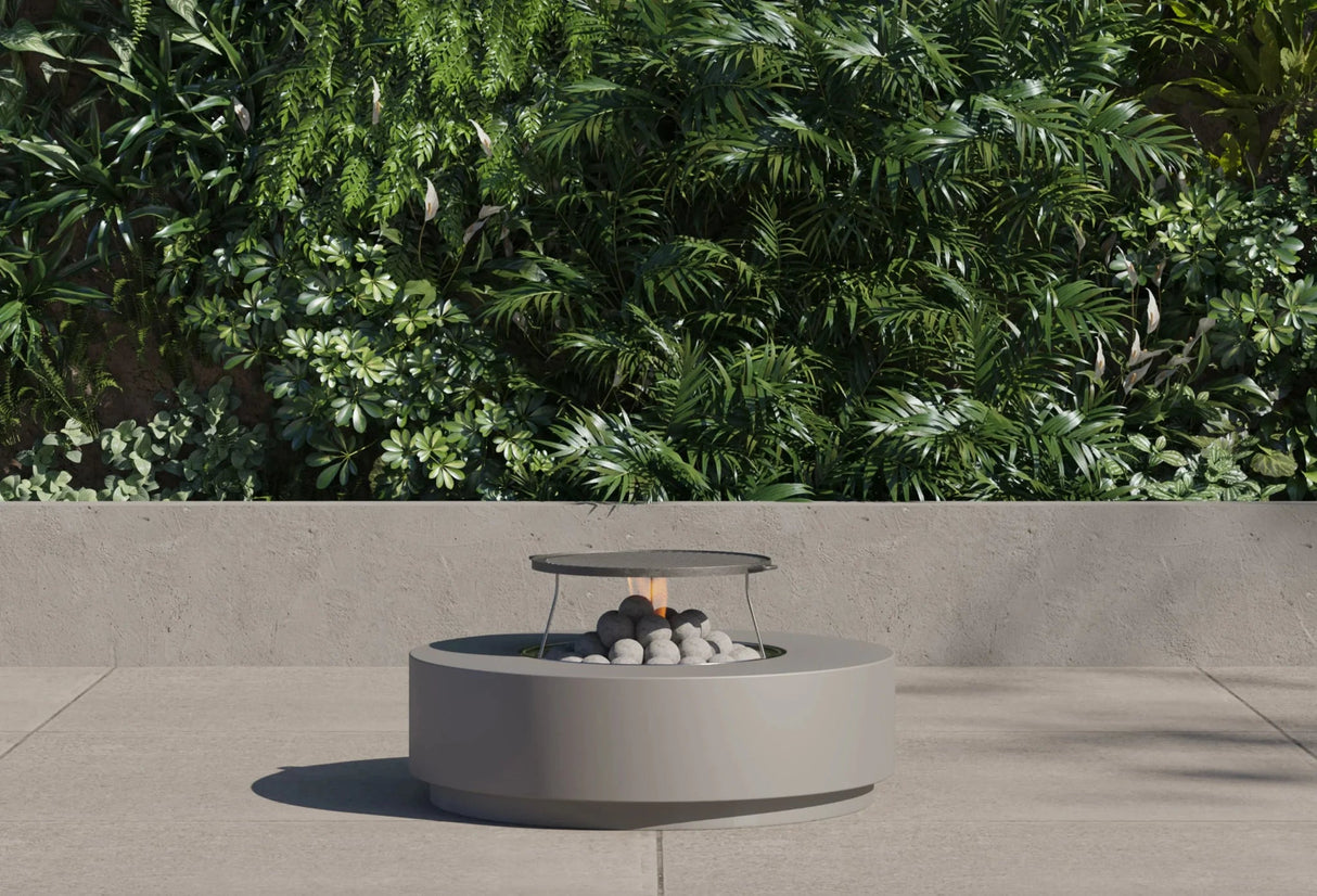 Concrete Fire Pit Table - Grand Alfresco