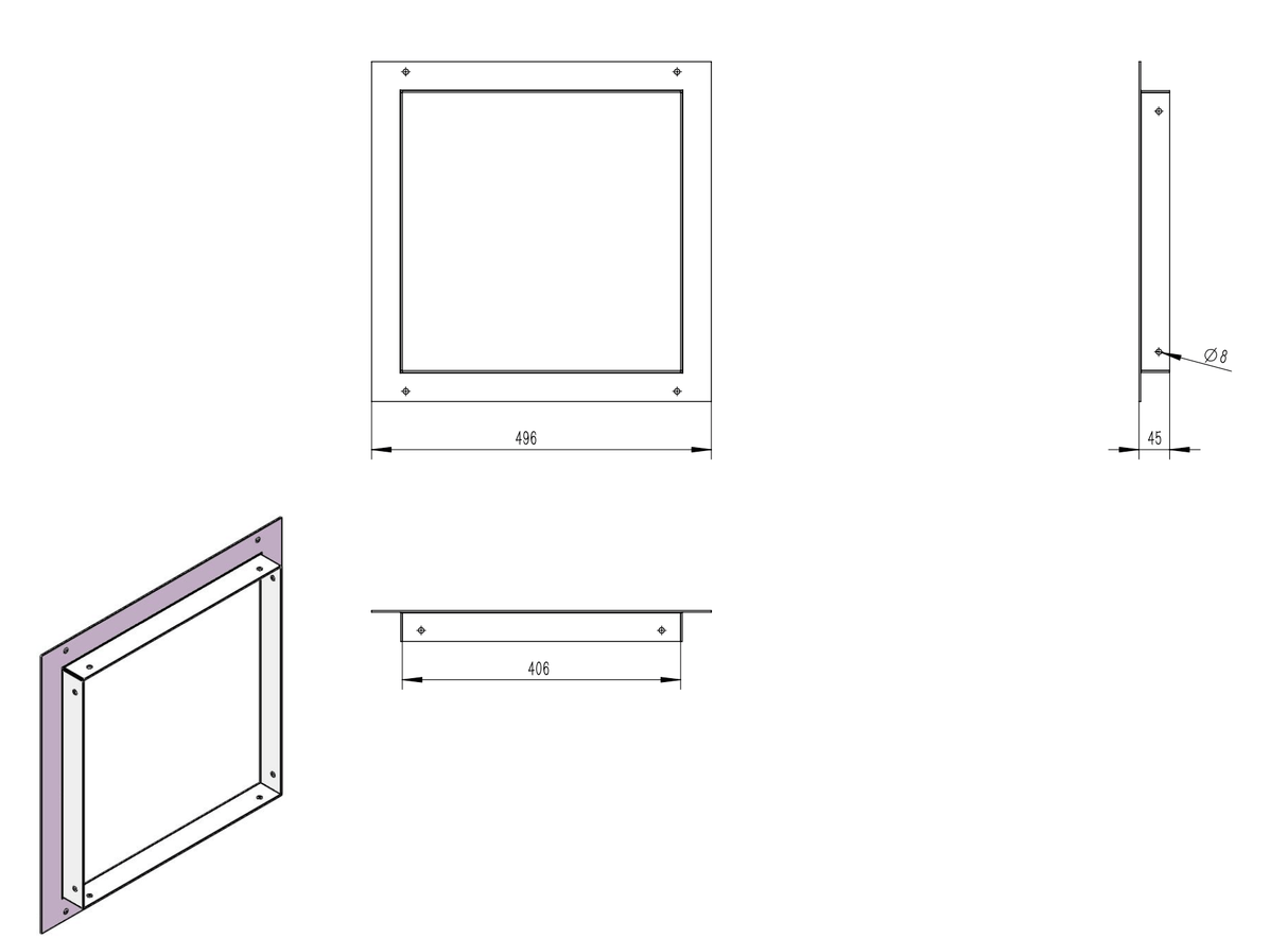 Connection Flange - Grand Alfresco