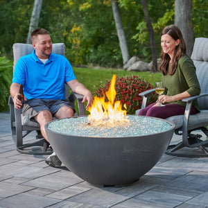 Cove Edge Round Gas Fire Pit Bowl 42" - Grand Alfresco