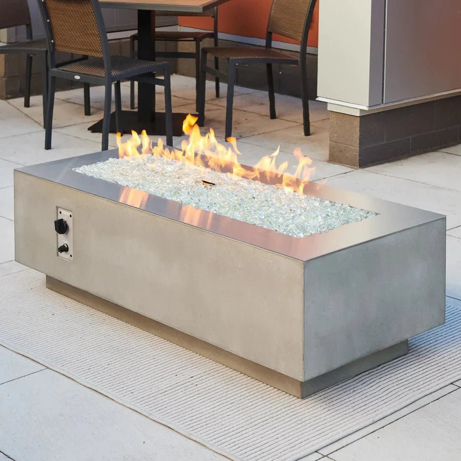 Cove Linear Gas Fire Pit Table 54" - Grand Alfresco