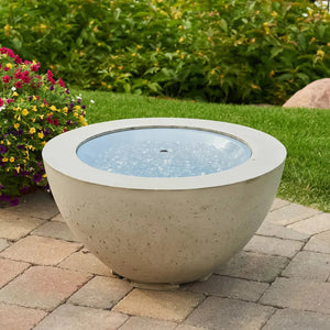 Cove Round Gas Fire Pit Bowl 29" - Grand Alfresco