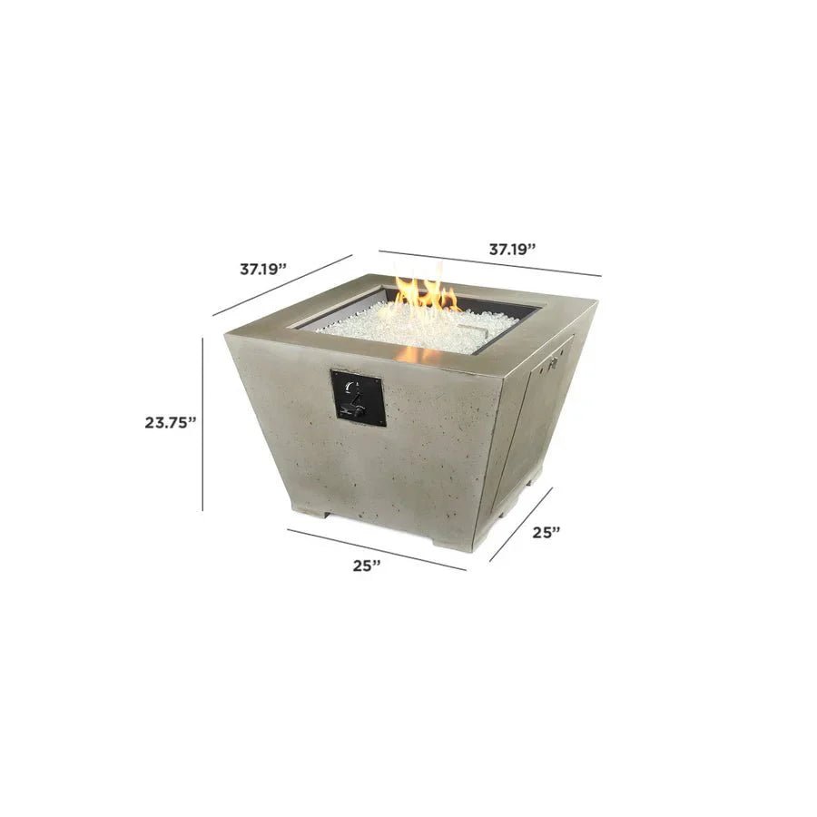 Cove Square Gas Fire Pit Bowl - Grand Alfresco